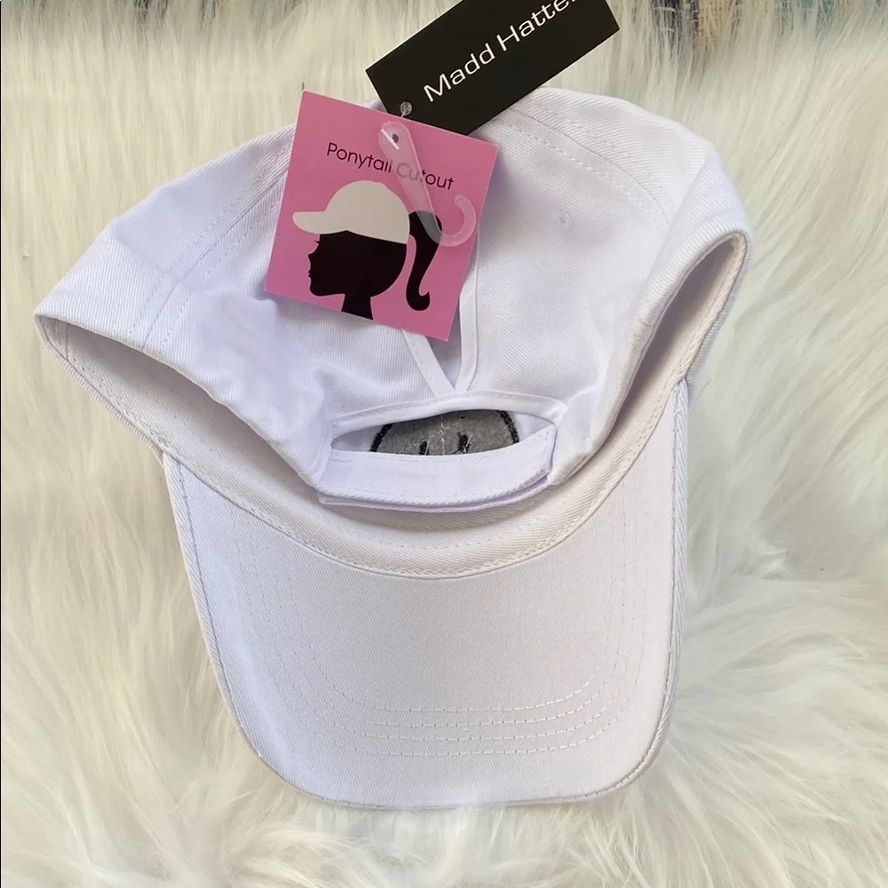 NWT WOMENS Cap with Yellow Smiley Face